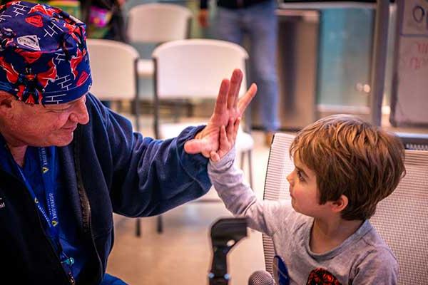 Dr. Al Cohen with former patient