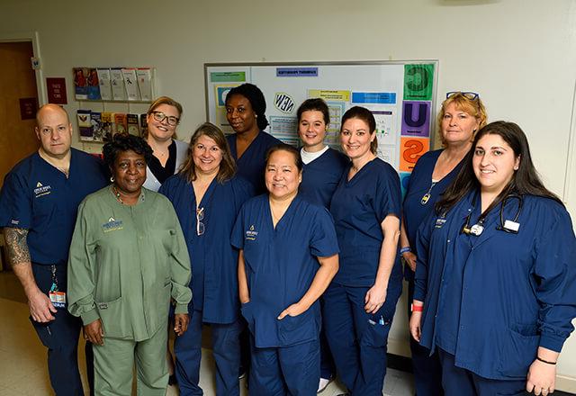 Clinical burn nursing team