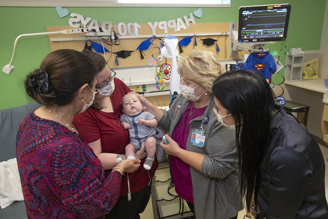 Nathan, Becca and the Fetal Care team.