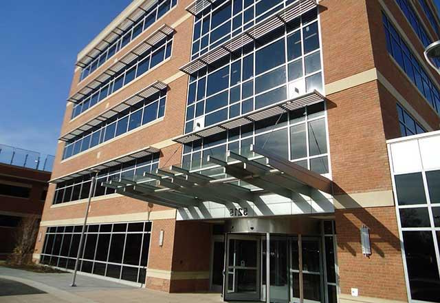 Entrance to the Medical Building.